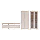 Ver imagem 2 de Conjunto 3 Peças Rack, Cristaleira e Armário Madeira Maciça Ananda CabeCasa MadeiraOriginals