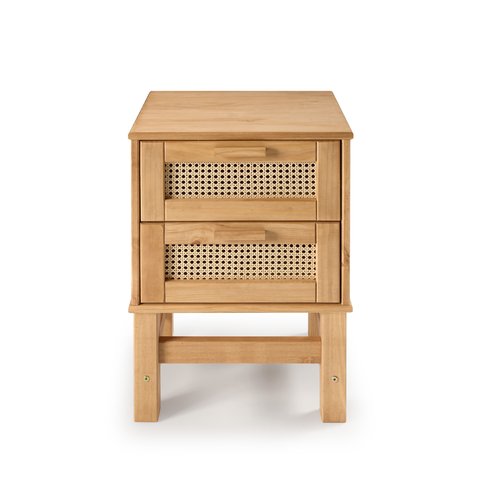 Mesa de Cabeceira Rattan 02 Gavetas