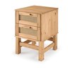 Mesa de Cabeceira Rattan 02 Gavetas - 2