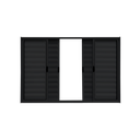 Ver imagem 4 de Veneziana 6 Folhas Aluminio Preto 1,00x1,50 Linha 18 Modular