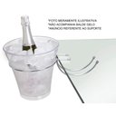 Ver imagem 3 de Suporte para Pendurar Balde de Gelo em Mesas Bancadas Festa Aramado Economiza Espaço