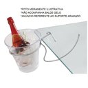 Ver imagem 4 de Suporte para Pendurar Balde de Gelo em Mesas Bancadas Festa Aramado Economiza Espaço