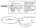Ver imagem 2 de Suporte para Pendurar Balde de Gelo em Mesas Bancadas Festa Aramado Economiza Espaço