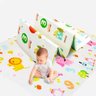Tapete Tatame Infantil Emborrachado Dobrável Dupla Face Atividade Grande 2x1,5m Carrinhos/números - 3