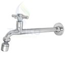 Ver imagem 5 de Torneira Tanque Reta Metal Bico Móvel Parede 18cm 1/4v C31