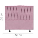 Ver imagem 3 de Cabeceira Estofada Bélgica 160cm Queen Size Para Cama Box Quarto Suede Rosa Bebê - Gat Magazine