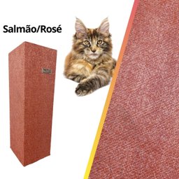 Kit 2 Arranhadores 20x50x60 sob Medida para Canto de Sofá Fxcxa: Salmão/rose Comprecommiro - 4