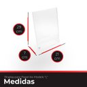 Ver imagem 4 de Display de Mesa Suporte Expositor Tamanho A4 em Acrílico