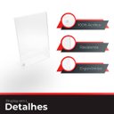 Ver imagem 5 de Display de Mesa Suporte Expositor Tamanho A4 em Acrílico