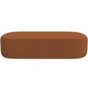 Ver imagem 3 de Puff Decorativo Orgânico para Living Quarto 195cm Doha W01 Bouclê Terracota - Lyam Decor