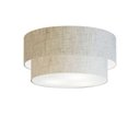 Ver imagem 1 de Plafon para Sala Cilíndrico Sl-3017 Cúpula Cor Rústico Bege