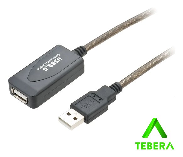 Cabo Extensor Usb 2.0 Macho/femea C/ Repetidor de Sinal 20m - 3