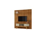 Ver imagem 2 de Painel com Rack New Laguna para Tv até 75 Polegadas - Cumaru Opala - Madetec