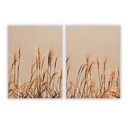 Ver imagem 1 de Kit com 2 Quadros Decorativos Florais com Moldura para Sala Quarto Escritório 92x122 Floral 024