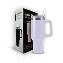 Ver imagem 1 de Copo Térmico Grande 1200 Ml Canudo Parede Dupla Cor Branco
