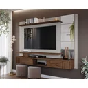 Ver imagem 1 de Painel para TVs até 65 Polegadas com Espelho 2 Portas Chorme Espresso Móveis