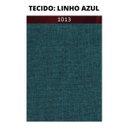 Ver imagem 4 de Poltrona Mona Luxo Madeira Maciça Tecido Linho Azul