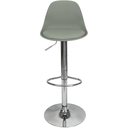 Ver imagem 3 de Kit 4 Banquetas Joly Luisa Eames Saarinen Base Giratória Cromada - Cinza