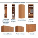 Ver imagem 5 de Guarda Roupa Planejado 13 Portas 3 Gavetas 8 Peças Hera CabeCasa MadeiraOriginals Louro