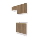 Ver imagem 1 de Lavanderia Modulada Kappesberg Celeste 3 Peças Branco/nogueira 140cm