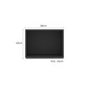 Ver imagem 2 de Armário Aéreo Nicho Micro-ondas 58cm Etna Grafite - Ssx Multicoisas