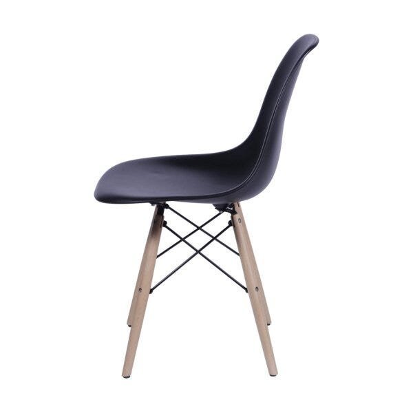 Kit 4 Cadeiras Eames Dkr Base Madeira  - 3