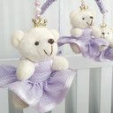 Ver imagem 2 de Mobile para Berço Musical Giratório Princesa Lilás