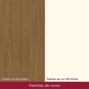 Ver imagem 2 de Mesa de Jantar Adriana 180 Cm Ambiente Canto Arredondado com Vidro Nature Off White – Henn