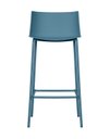 Ver imagem 6 de Kit com 2 Banquetas Ipanema Médiapara Cozinha em Polipropileno e Base em Aço Pintado - Azul