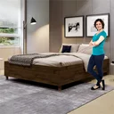 Ver imagem 5 de Cama Casal em MDP 190cm x 143cm Siena