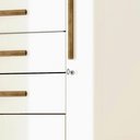 Ver imagem 2 de Guarda Roupa Casal 151 Cm 6 Portas 3 Gavetas 10020 Vlr Nature Champanhe