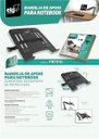 Ver imagem 6 de Suporte de Apoio para Notebook, Elg, Fb7510, Compatível com Suporte de Pistão a Gás, Suporta até 9kg