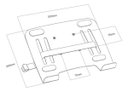 Ver imagem 4 de Suporte de Apoio para Notebook, Elg, Fb7510, Compatível com Suporte de Pistão a Gás, Suporta até 9kg