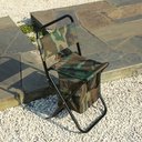 Ver imagem 4 de Cadeira Bolsa 2 em 1 Banco Resistente Camuflado Confortavel