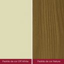 Ver imagem 4 de Conjunto Sala de Jantar Tampo MDF Canto Reto com Vidro 160 Cm 06 Cadeiras Indy Henn
