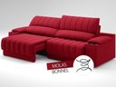 Ver imagem 6 de Sofá com Porta Copos e Carregador Usb Retrátil e Reclinável Murano 2,00m Velosuede Vermelho -