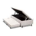 Ver imagem 7 de Cama Box Baú c/Auxiliar Solteiro: Colchão Anatômico Paropas D33 Confort Ultra Firme Euro Pillow