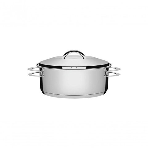 Caçarola Solar Rasa em Aço Inox 20 Cm 2,9 L Tramontina 