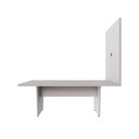 Ver imagem 3 de Mesa de Escritório e Painel de TV F5 sem Gavetas 200cm Cinza F5 Office