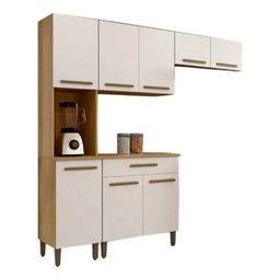 Cozinha Completa Criativa 8 Portas 1 Gaveta Pés Reguláveis Arte Móveis - 1