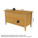 Ver imagem 4 de Baú Sapateira em Madeira Maciça Nest Natural Pine Artemobili