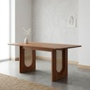 Ver imagem 4 de Mesa de Jantar 6 Lugares Tampo Mdf 180x90 Cm 20588 Cinamomo Molci