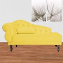 Ver imagem 5 de Recamier Divã Capitonê Larissa Lado Direito Amarelo