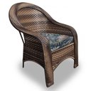 Ver imagem 2 de Conjunto de Poltronas Fibra Sintética Tóquio - 2 Poltronas + 1 Mesa Centro - Tecido Palmares Petróle