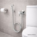 Ver imagem 2 de Ducha Higiênica com Registro 1851 1/4 de Volta Minimal Classic Cromado Meber Metais