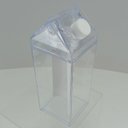 Ver imagem 2 de Garrafa de Acrílico 500ml Transparente 20x5x5cm Água Suco Geladeira Bebidas Mesa
