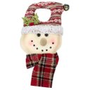 Ver imagem 1 de Decoração Enfeite Natal Boneco Neve Vermelho Árvore de Natal 25cm