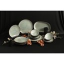 Ver imagem 4 de Aparelho de Jantar Síria 16 Peças Porcelana Verde e Preto Alleanza
