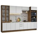 Ver imagem 3 de Armário de Cozinha Completa 340cm Rustic/branco Veludo Lux Madesa 02