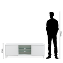 Ver imagem 4 de Rack para TV até 40 Polegadas MDF 120cm Cristal